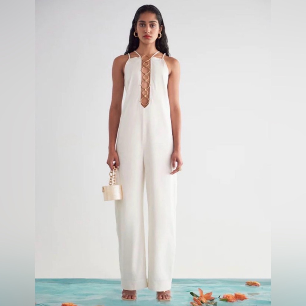 CULT GAIA  RAYE JUMPSUIT - OFF WHITE - sz 2